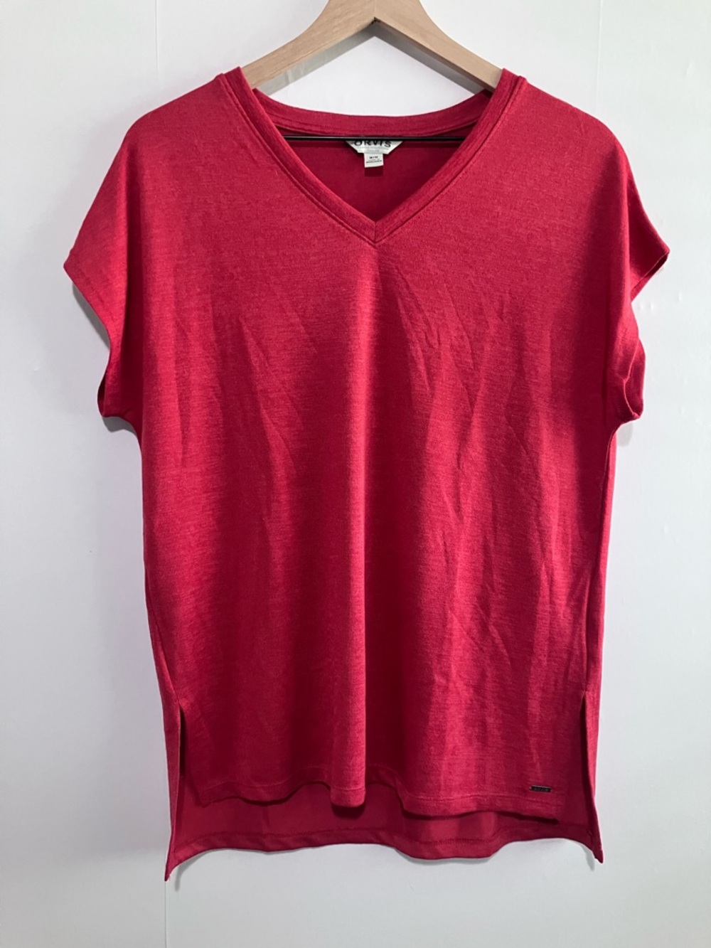 Orvis Red Tee Shirt Size Medium